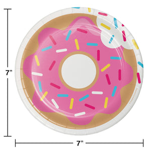 Donut Time Dessert Plates (8 counts)
