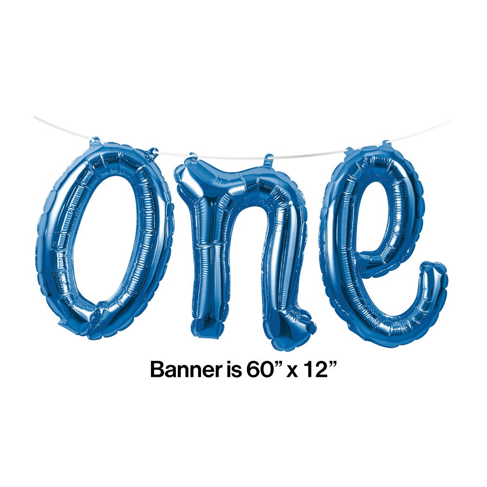 Balloon Banner Blue 