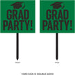 Green Graduation Yard Sign