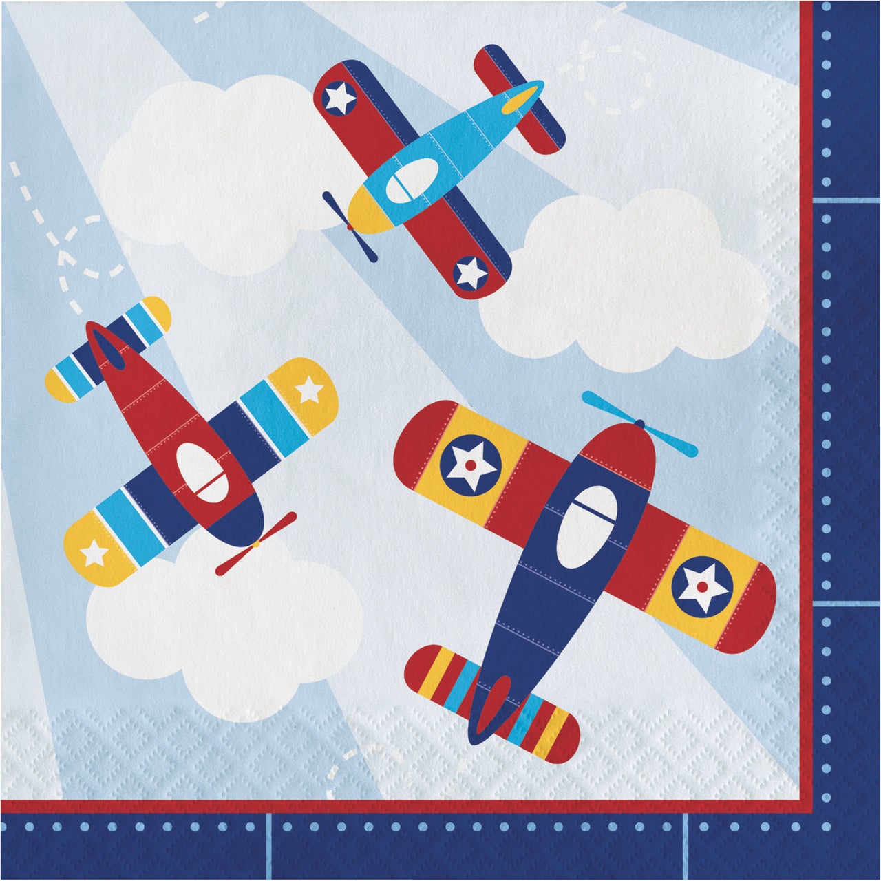 Lil Flyer Airplane Luncheon Napkins