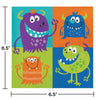 Fun Monsters Lunch Napkins