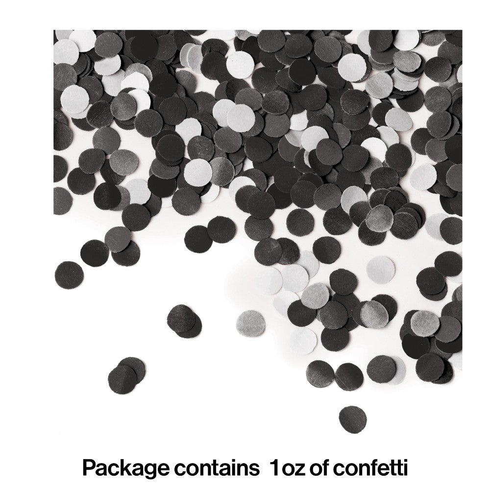Black Velvet Tissue Confetti