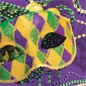 Masks of Mardi Grass Lunch Napkins (16 counts)