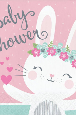 Baby Shower Bunny Lunch Napkins BS