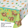 Sloth Party Plastic Tablecover 54