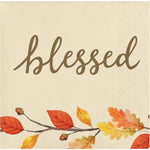 Thankful Beverage Napkins (16 counts) 2 ply