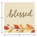 Thankful Beverage Napkins (16 counts) 2 ply