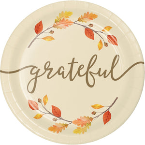 Thankful Lunch Plates (8 counts)