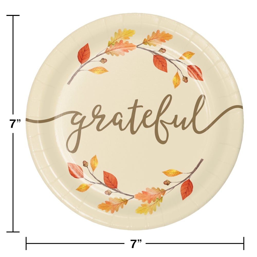 Thankful Lunch Plates (8 counts)