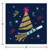 New Year Countdown Beverage Napkins (16 counts)