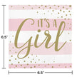 Pink & Gold Baby Lunch Napkins  
