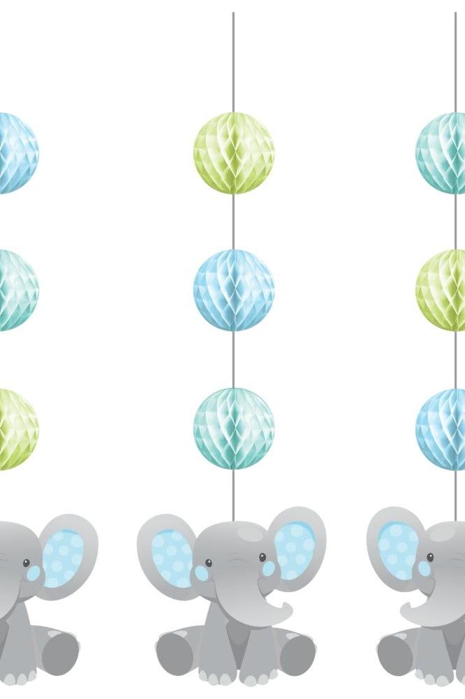 Enchanting Elephant Hanging Cutouts (3 counts)