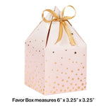 Pink & Gold Baby Favor Bags