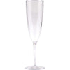 Clear Plastic Champagne Glasses (8 counts)