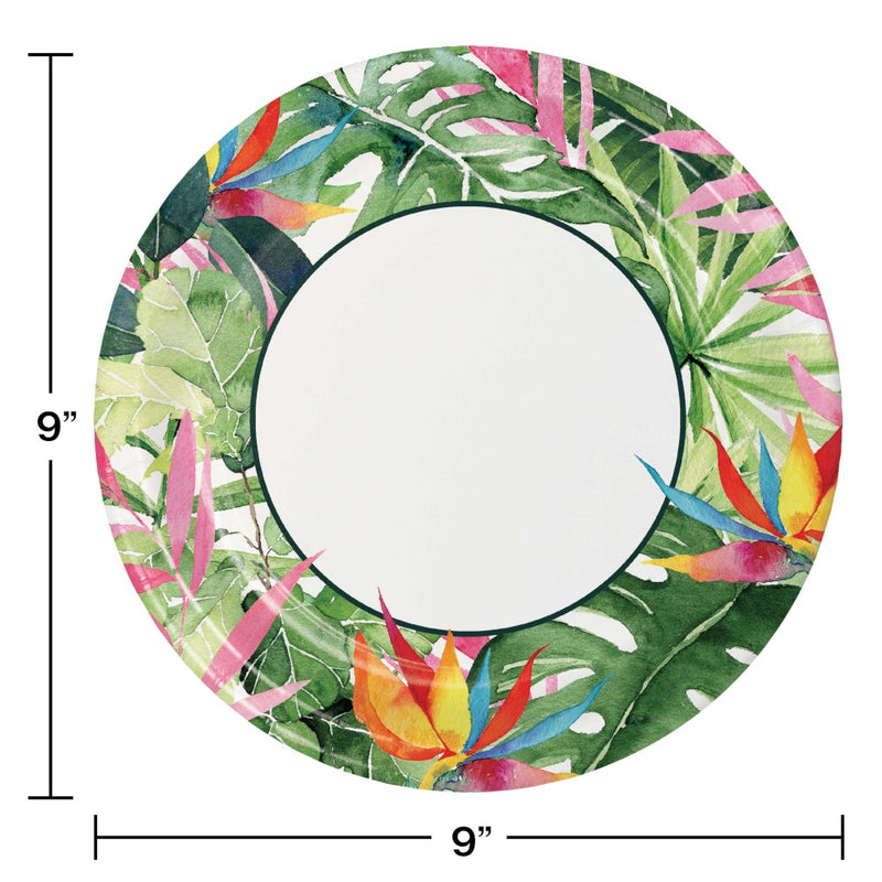 Floral Paradise Dinner Plates (8 counts)