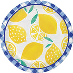 Gingham Lemonade Lunch Plates (8 counts)