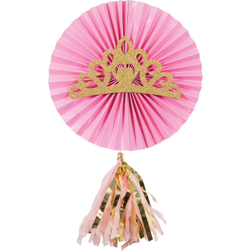 Princess Hanging Paper Fans with Tassels