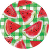 Watermelon Check Lunch Plates (8 counts)