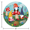 Party Gnomes Paper Plates (8 counts)