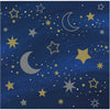 Starry Night Star Beverage Napkins (16 counts) 2 Ply