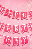 Banner Happy Birthday There'll  always be Music (1 count)