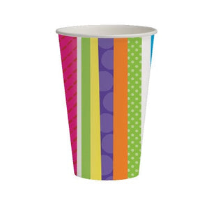 Bright & Bold 9 Oz Hot/Cold Cup ( 8 cups)