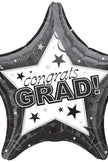 Graduation Congrats Grad Star 19-Inch Foil Balloon