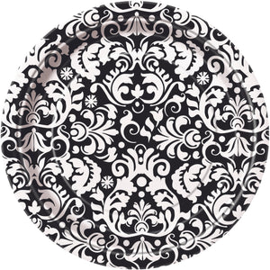 Damask Lunch Plates