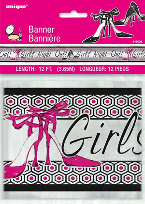 Girl Night Banner 12 Ft