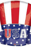 18 Inch Uncle Sam Top Hat Balloon