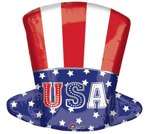 18 Inch Uncle Sam Top Hat Balloon