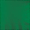 Beverage Napkins Emerald Green 3-Ply (50 counts)