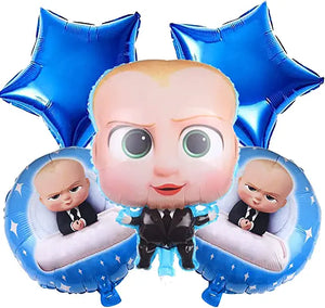 Foil Baby Boss Balloon Foil Bouquet (5 pieces) included Helium (local market)