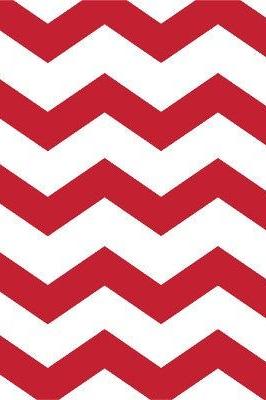 Beverage Napkins Chevron Red