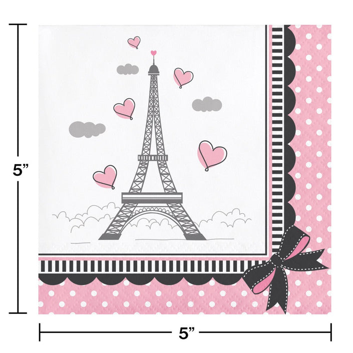 Party in Paris Lunch Napkins