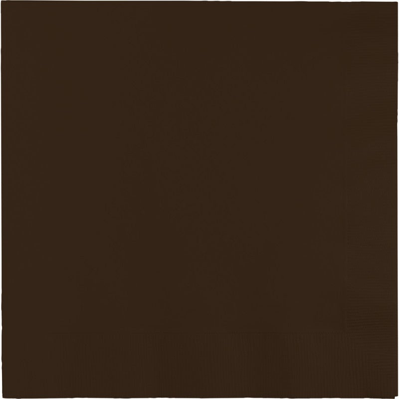 Chocolate Brown Lunch Napkins