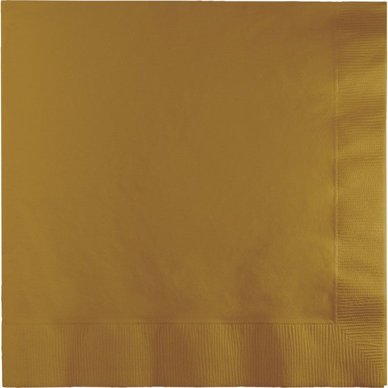 Glittering Gold Lunch Napkins (50 counts)