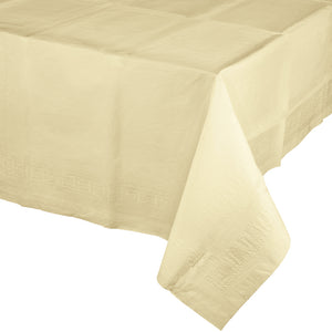 Ivory  Paper Tablecloth 54