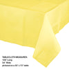 Mimosa Yellow  Paper Table cover