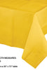 School-bus Yellow  Paper Table cover