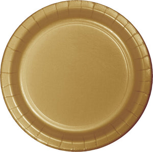 Glittering Gold Strength  Lunch Plates (24 counts)