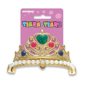 Tiara Jeweled - Assorted Gold & Silver (1 count)