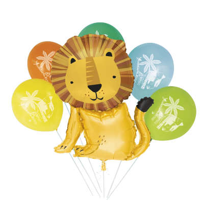 Animal Safari Balloon Bouquet Kit