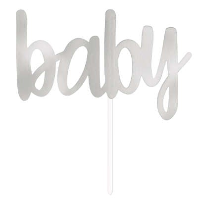 "Baby" Baby Shower Cake Topper
