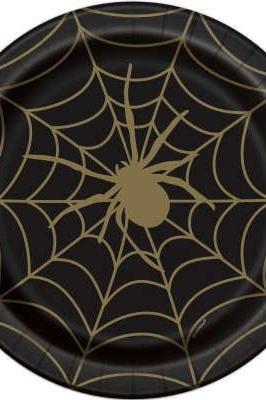 Black & Gold Spider Web  9