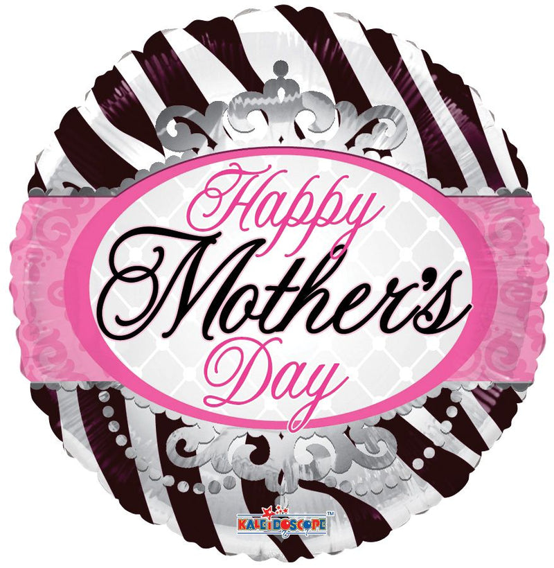 18" Foil Happy Mother s Day  Zebra