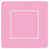 Classic Pink Square Sturdy Dinner Plates