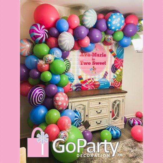 Pink & Gold Baby Tissue Garland – Goparty Decoration