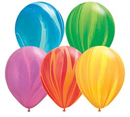 11" Agate Balloons Assorted