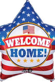 Welcome Home Patriots Star Balloon